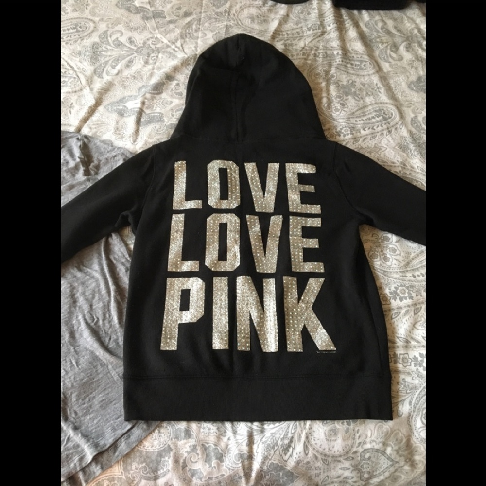 Black pink Victoria secrets sweater & tee bundle